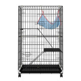 NNEDSZ Rabbit Cage Indoor Hutch Guinea Pig Bunny Ferret Hamster Pet Cage Outdoor