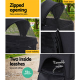 NNEDSZ Pet Stroller Dog Carrier Foldable Pram 3 IN 1 Middle Size Black