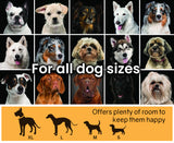 NNEMB 4x4x1.8m Outdoor Chain Wire Dog Enclosure Kennel with Shade Cover