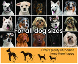 NNEMB 4x4x1.8m Outdoor Chain Wire Dog Enclosure Kennel