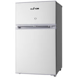 NNEDSZ 65L Portable Fridge Bar Freezer Cooler Upright 12V/24V/240V Caravan Car Silver