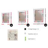 NNEDSZ 11 Photo Frame Wall Set Collage Picture Frames Home Decor Present Gift White