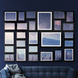NNEDSZ 26 Picture Photo Frame Wall Set Home Decor Present Gift Black