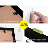 NNEDSZ 3 Photo Frame Wall Set A3 Picture Home Decor Art Gift Present Black