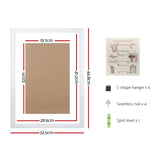 NNEDSZ 3 Photo Frame Wall Set A3 Picture Home Decor Art Gift Present White