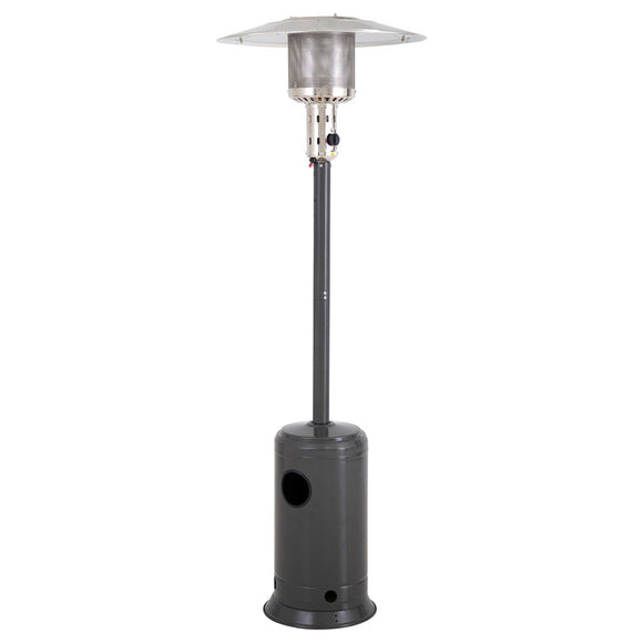 NNEKG 2m tall 9kg Gas cylinder Patio Heater Slate Colour (PH2260)
