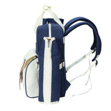 NNEDSZ Picnic Basket Backpack Set Cooler Bag 4 Person Outdoor Liquor Blue