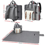 NNEDSZ Picnic Basket Backpack Set Cooler Bag 4 Person Outdoor Insulated Liquor