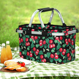 NNEDSZ Picnic Bag Basket Folding Large Hamper Camping Hiking Insulated