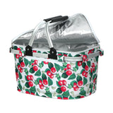 NNEDSZ Picnic Bag Basket Hamper Camping Hiking Insulated Lunch Cooler Folding
