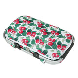 NNEDSZ Picnic Bag Basket Hamper Camping Hiking Insulated Lunch Cooler Folding