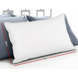 NNEDSZ  Bedding Duck Feather Down Twin Pack Pillow