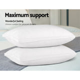 NNEDSZ  Bedding Duck Feather Down Twin Pack Pillow