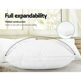 NNEDSZ  Bedding Duck Feather Down Twin Pack Pillow