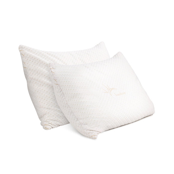 NNEDSZ Bedding Set of 2 Single Bamboo Memory Foam Pillow