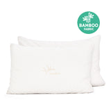 NNEDSZ Bedding Set of 2 Single Bamboo Memory Foam Pillow