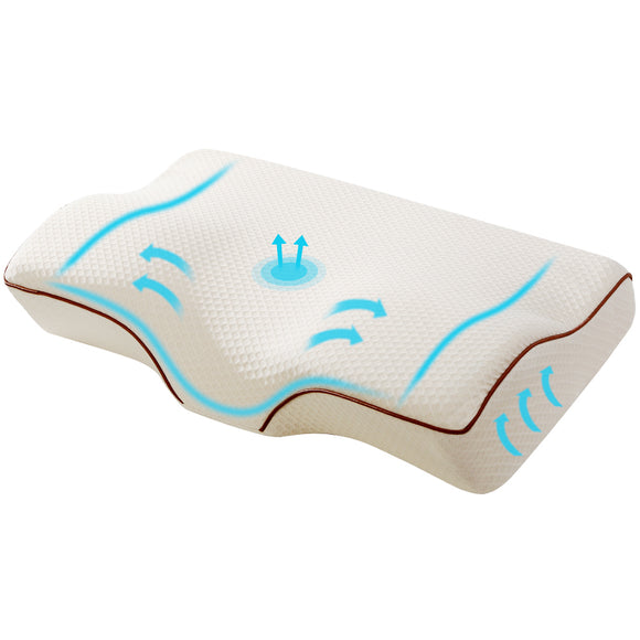 NNEDSZ  Memory Foam Pillow Neck Pillows Contour Rebound Pain Relief Support