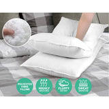 NNEDSZ Bedding Set of 4 Medium & Firm Cotton Pillows