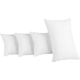 NNEDSZ Bedding King Size 4 Pack Bed Pillow Medium*2 Firm*2 Microfibre Fiiling