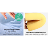 NNEDSZ Bedding Foam Wedge Back Support Pillow - Beige