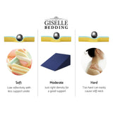 NNEDSZ Bedding Foam Wedge Back Support Pillow - Blue