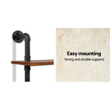 NNEDSZ Display Shelves Rustic Bookshelf Industrial DIY Pipe Shelf Wall Brackets