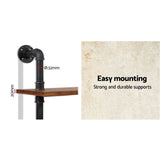 NNEDSZ Wall Shelves Display Bookshelf Rustic Vintage DIY Pipe Shelf Brackets