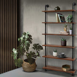 NNEDSZ Wall Shelves Display Bookshelf Rustic Vintage DIY Pipe Shelf Brackets