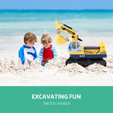 NNEDSZ Kids Ride On Excavator - Yellow