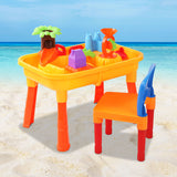 NNEDSZ Kids Table & Chair Sandpit Set