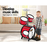 NNEDSZ Kids 7 Drum Set Junior Drums Kit Musical Play Toys Childrens Mini Big Band