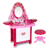 NNEDSZ 30 Piece Kids Dressing Table Set - Pink