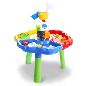 NNEDSZ Kids Beach Sand and Water Sandpit Outdoor Table Childrens Bath Toys