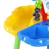 NNEDSZ Kids Beach Sand and Water Sandpit Outdoor Table Childrens Bath Toys