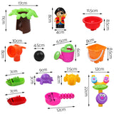 NNEDSZ  20 Piece Kids Pirate Toy Set - Blue