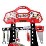 NNEDSZ Kids Workbench Play Set - Red