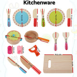 NNEDSZ  29 Piece Kids Food Play Set