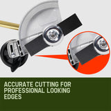 NNEMB Grass Edger Attachment Pole Garden Trimmer Brushcutter Lawn Edge