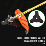 NNEMB 62CC Backpack Brushcutter Line Trimmer Whipper Snipper Brush Cutter Multi