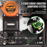 NNEMB 62CC Backpack Brushcutter Line Trimmer Whipper Snipper Brush Cutter Multi