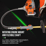NNEMB 62CC Backpack Brushcutter Line Trimmer Whipper Snipper Brush Cutter Multi