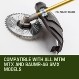 NNEMB 2x Carbide Tipped 40 Tooth Brush Cutter Blade Whipper Snipper Brushcutter
