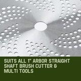 NNEMB 5x Carbide Tipped 40 Tooth Brush Cutter Blade