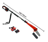 NNEMB 20V SYNC Lithium-Ion Cordless Pole Chainsaw with Battery and Charger Kit