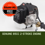 NNEMB 65CC Pole Chainsaw Petrol Chain Saw Brush Cutter Brushcutter Tree