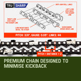 NNEMB 65CC Pole Chainsaw Petrol Chain Saw Brush Cutter Brushcutter Tree