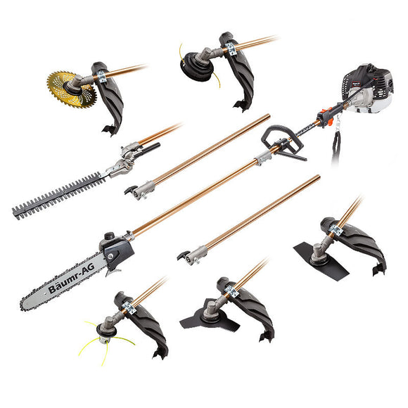 NNEMB Pole Chainsaw Brush Cutter Whipper Snipper Hedge Trimmer Saw Multi Tool