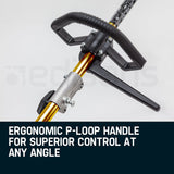 NNEMB 62CC Pole Chainsaw Hedge Trimmer Brush Cutter Whipper Snipper Multi Tool Saw