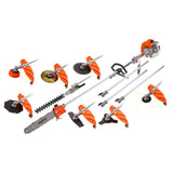 NNEMB 62CC Pole Chainsaw Hedge Trimmer Saw Brush Cutter Whipper Snipper Multi Tool