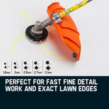 NNEMB 62CC Brush Cutter Whipper Snipper Trimmer Edger Brushcutter Multi Pole Tool